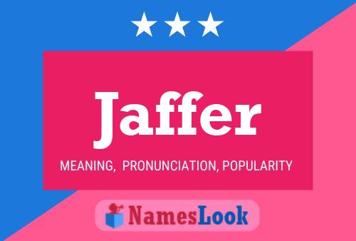 Jaffer Namensposter