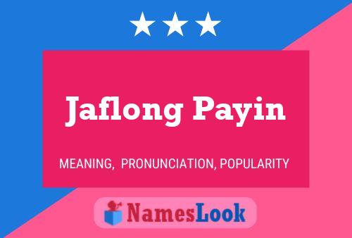 Jaflong Payin Namensposter