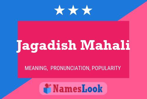 Jagadish Mahali Namensposter