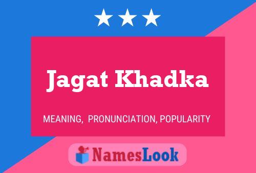 Jagat Khadka Namensposter