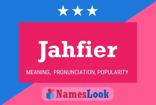 Jahfier Namensposter