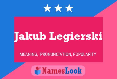 Jakub Legierski Namensposter