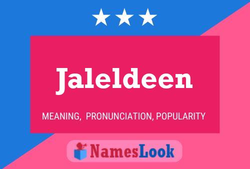 Jaleldeen Namensposter