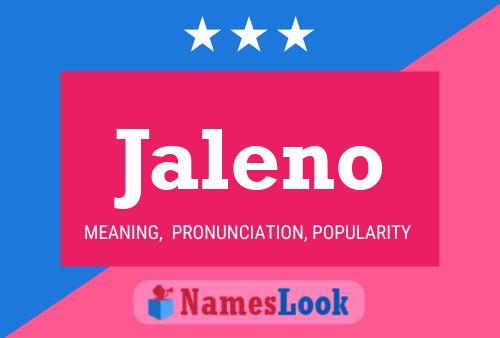 Jaleno Namensposter