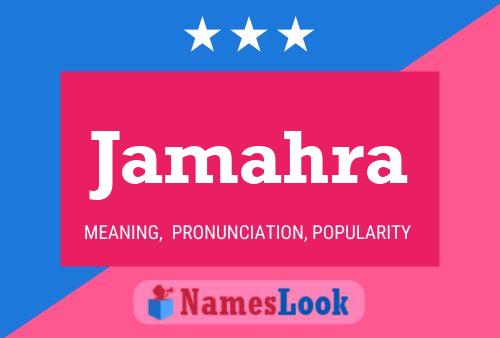 Jamahra Namensposter