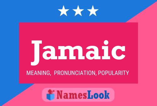 Jamaic Namensposter