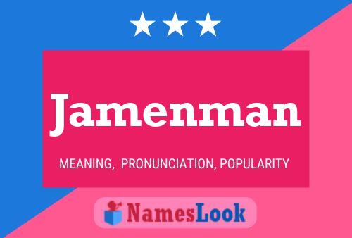 Jamenman Namensposter