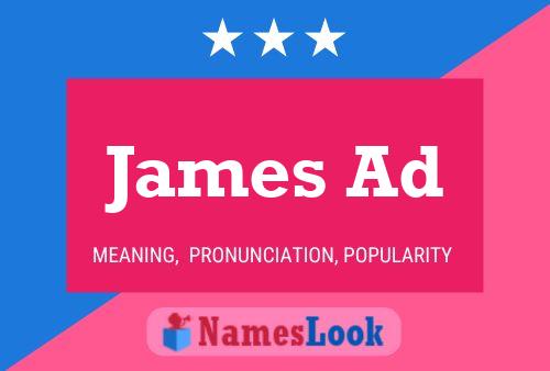 James Ad Namensposter