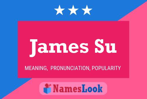 James Su Namensposter