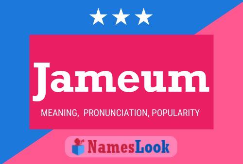 Jameum Namensposter