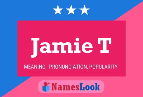 Jamie T Namensposter