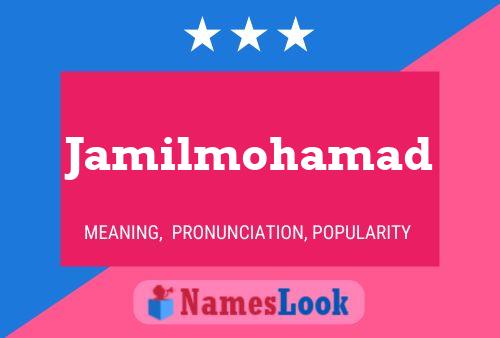 Jamilmohamad Namensposter