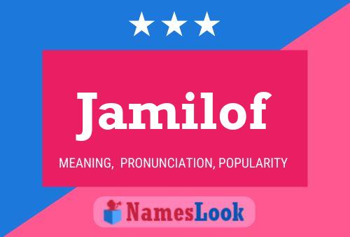 Jamilof Namensposter