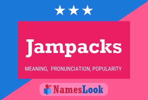 Jampacks Namensposter