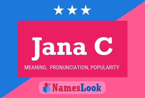 Jana C Namensposter