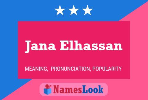 Jana Elhassan Namensposter