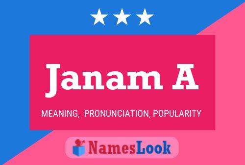 Janam A Namensposter