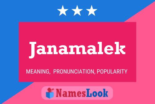 Janamalek Namensposter