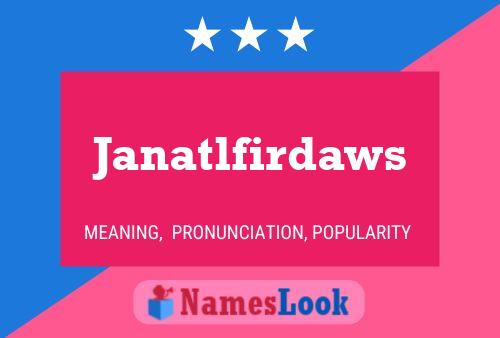 Janatlfirdaws Namensposter