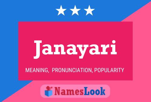 Janayari Namensposter