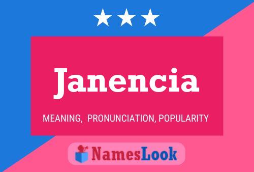 Janencia Namensposter