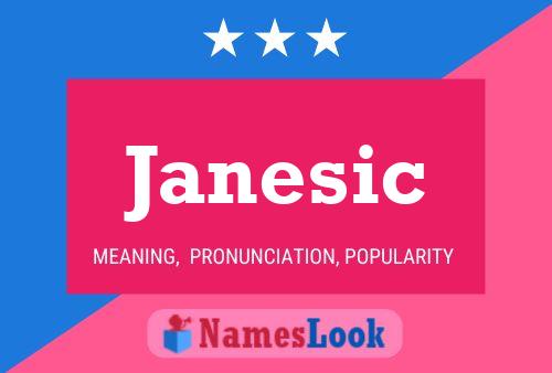 Janesic Namensposter