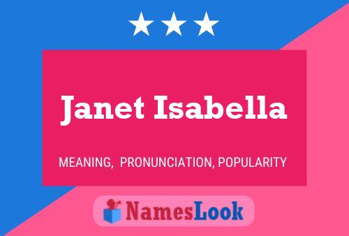 Janet Isabella Namensposter