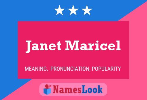 Janet Maricel Namensposter