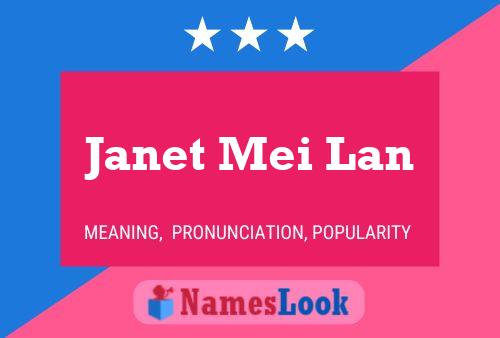 Janet Mei Lan Namensposter