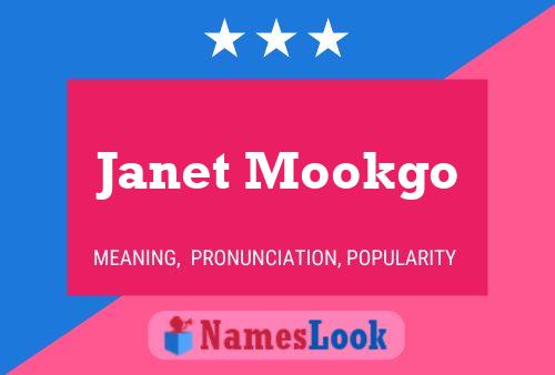 Janet Mookgo Namensposter