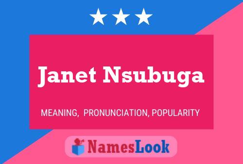 Janet Nsubuga Namensposter