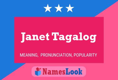 Janet Tagalog Namensposter