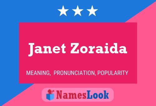 Janet Zoraida Namensposter