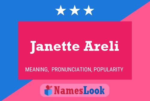 Janette Areli Namensposter