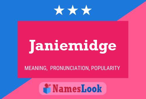 Janiemidge Namensposter