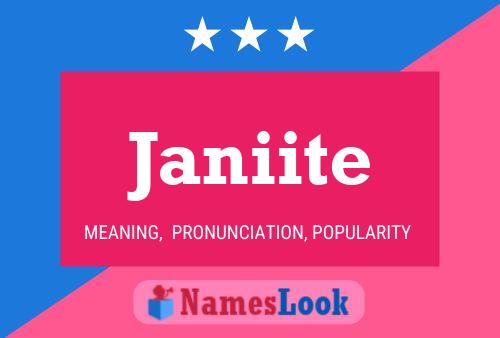 Janiite Namensposter