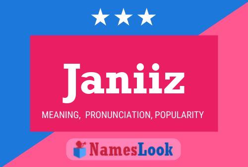 Janiiz Namensposter