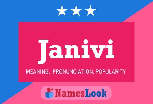 Janivi Namensposter