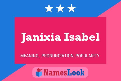 Janixia Isabel Namensposter