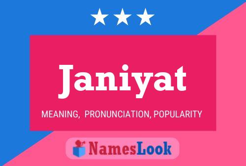 Janiyat Namensposter