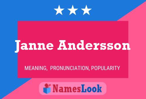 Janne Andersson Namensposter