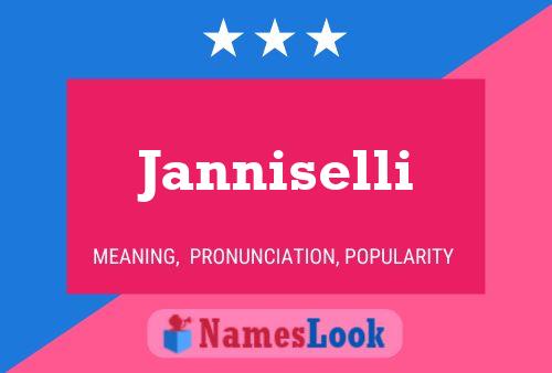 Janniselli Namensposter