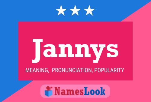 Jannys Namensposter