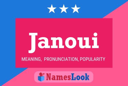 Janoui Namensposter