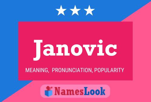 Janovic Namensposter