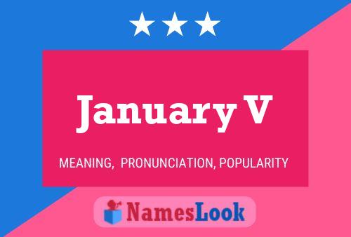 January V Namensposter