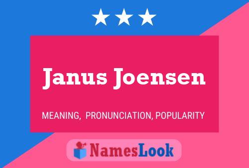 Janus Joensen Namensposter