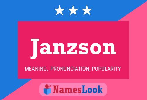 Janzson Namensposter