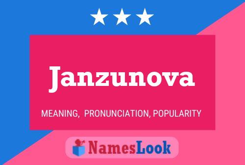 Janzunova Namensposter