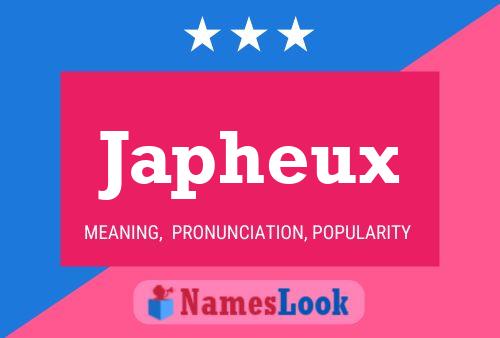 Japheux Namensposter